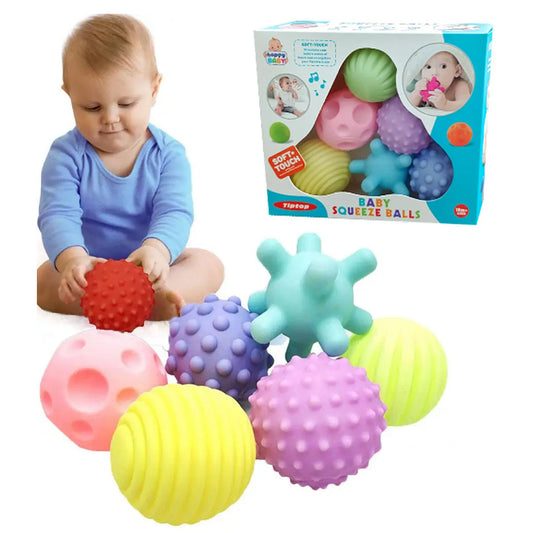 Pelotas Sensoriales Para Bebés Pack X6